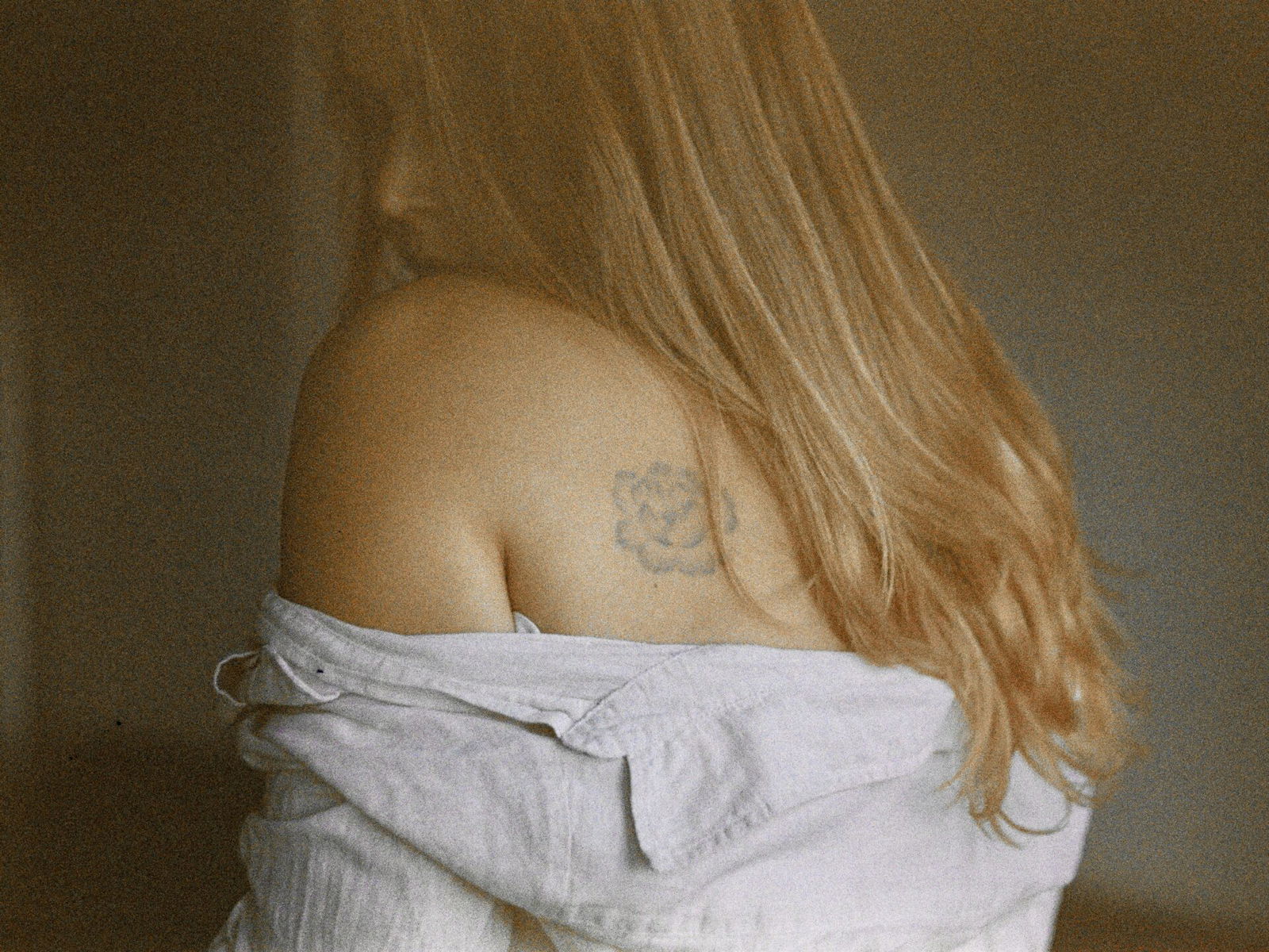 Small back tattoo